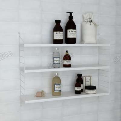 Wall Shelves Wall Mounted Bathroom Shelf, Metal Wall Storage Shelves for Kitchen