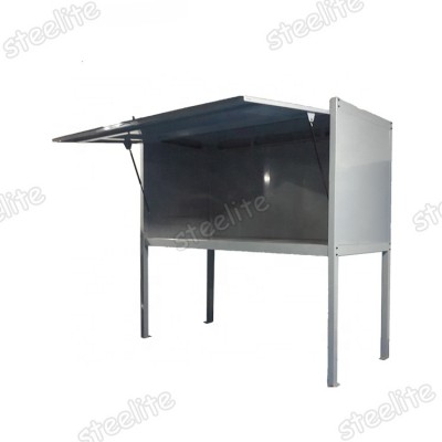 Metal Tool Storage Cabinet With 4-Legged Roof Locker Over Car Bonnet Storage Cabinet Garage Cabinet System