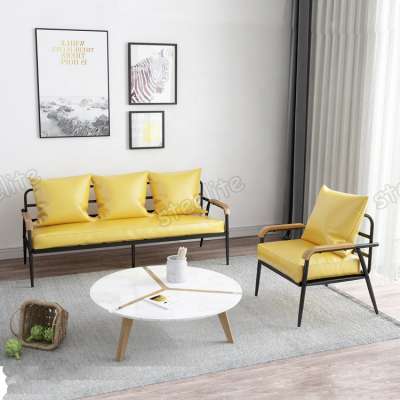 Nordic Modern Sofa Set Designs Living Room Furniture Sofas set With Metal Leg