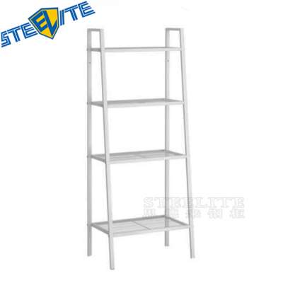 4-Tier Free Standing Storage Shelf Units Corner Display Rack For Livingroom Kitchen Bedroom