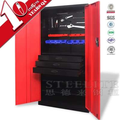 Metal Garage Tool Storage 2 Doors Locker Heavy Duty Storage Cabinet