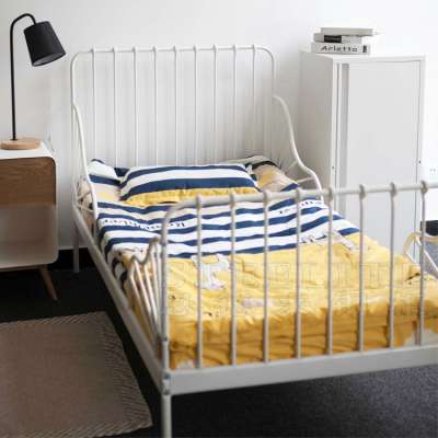 Children Bedroom Furniture Metal Single Bed Frame Design