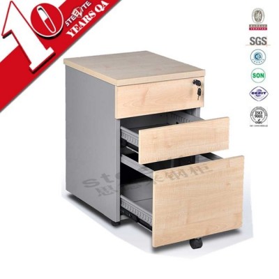 Office furniture key control systems 3 drawer metal movable file cabinet rack