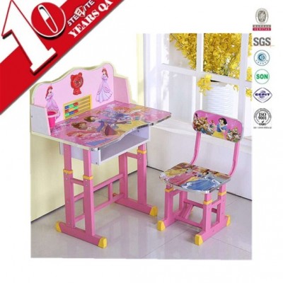 Waimaotong china kids study furniture children height adjustable desk and chair luoyang