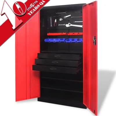 Garage Organization Tool Cabinet Heavy Duty Warehouse Tool Storage Cabinet Standing Design