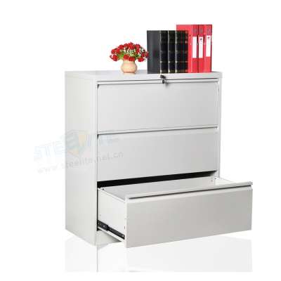 Hot Selling Home Office Metal Cupboard 3 Drawers Cabinet File Storage Cupboards